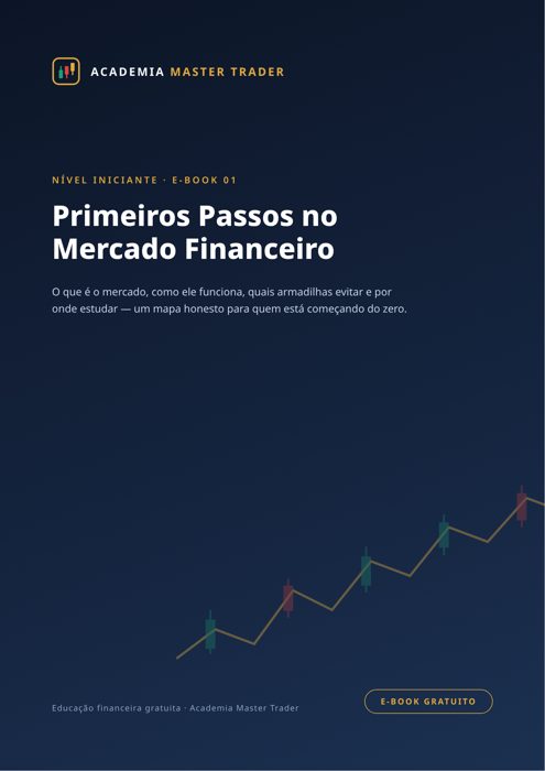 Capa do e-book Primeiros Passos no Mercado Financeiro